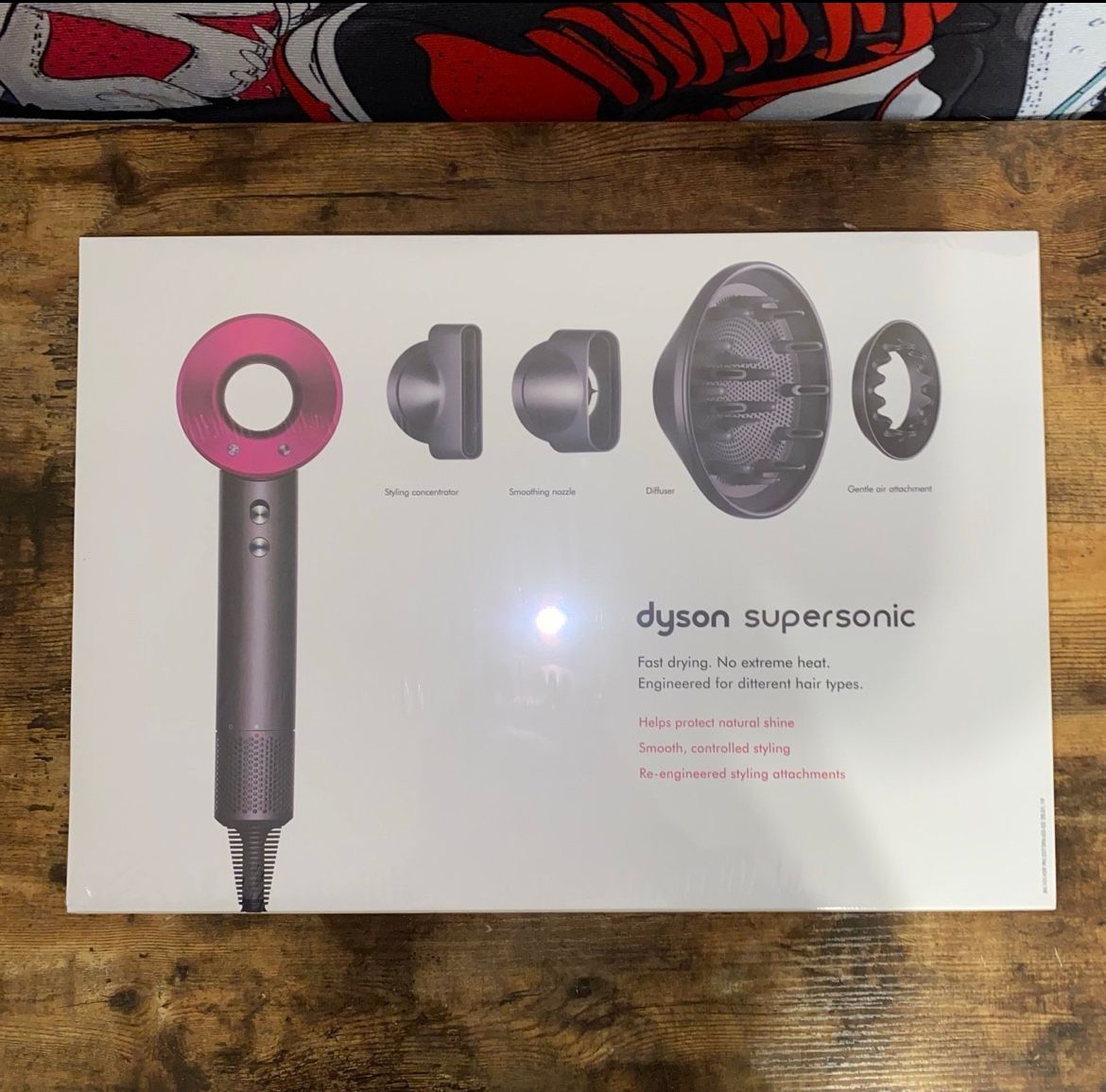 Dyson SuperSonic HD03 Hair Dryer Pink Fuchsia Grey BRAND NEW IN