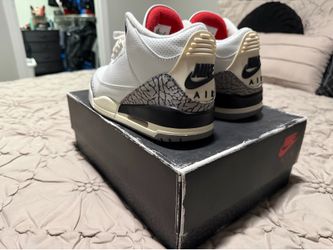 Air Jordan Retro 3 White Cement