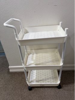 3-tier rolling utility cart