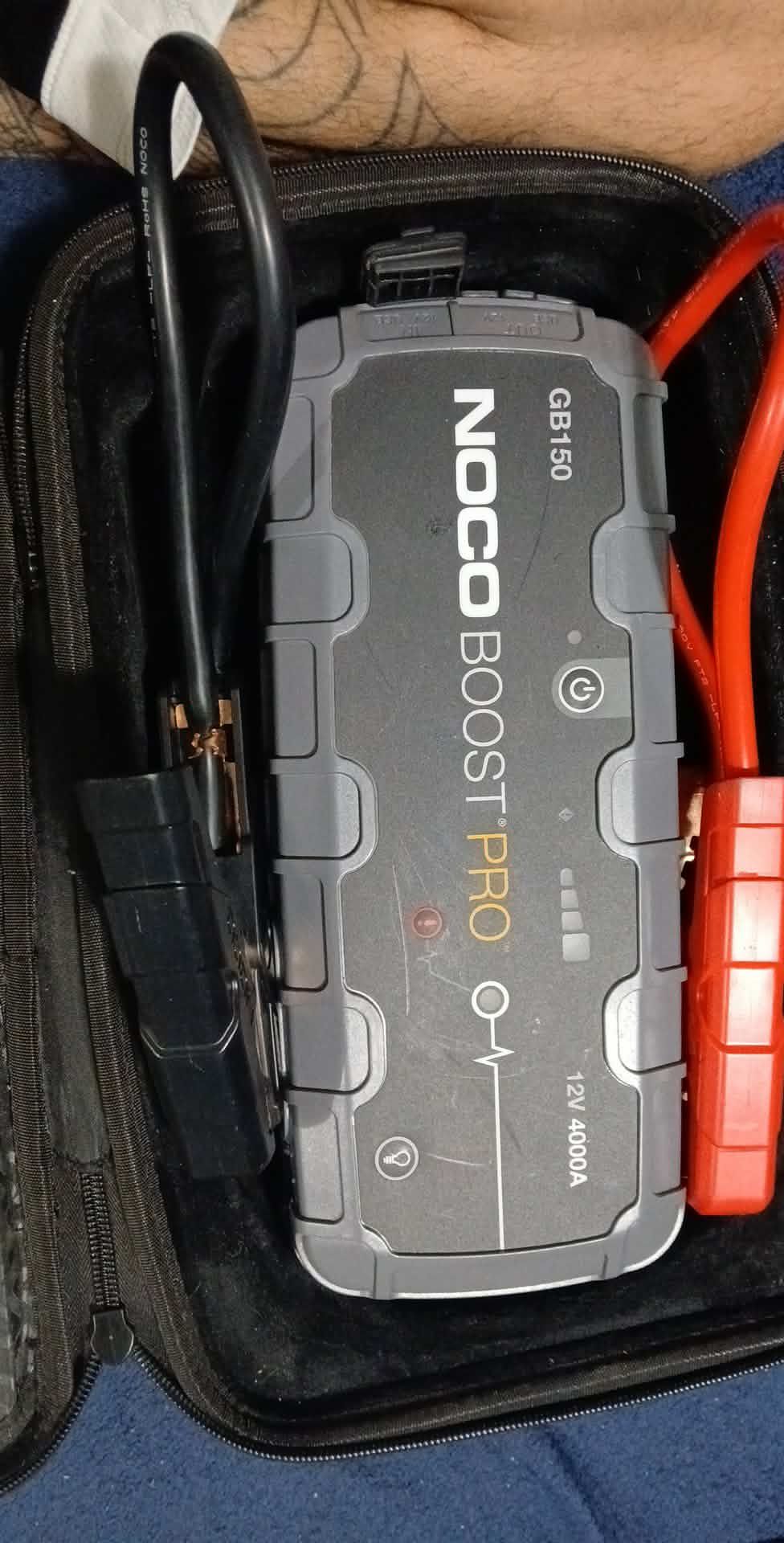 Car battery portable jump