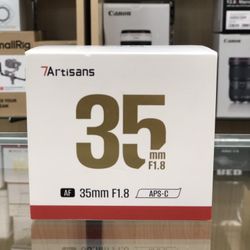 7Artisans 35mm F1.8 Lens