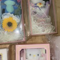 Graduation Plushies/flowers 