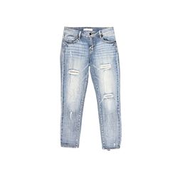 eunina Mid Rise Relaxed Skinny Jeans 
