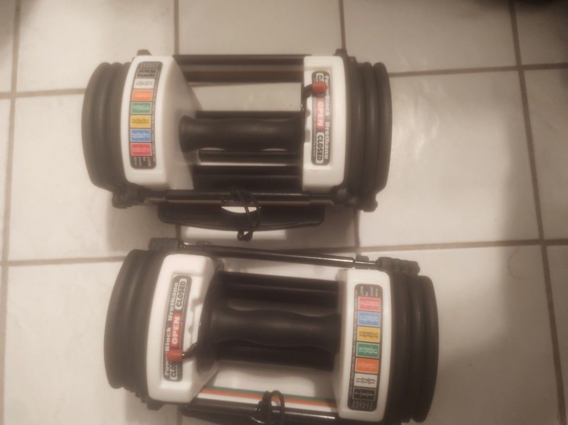 Powerblocks Adjustable Dumbbells