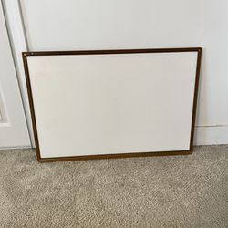 Wood Whiteboard Dry Erase Board