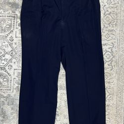 Burberry Dress Pants Trousers Mens 38x30 Navy  