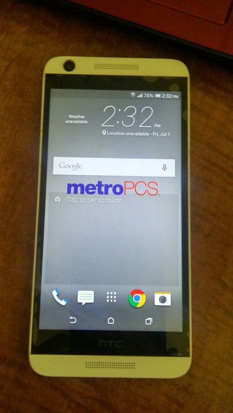 Metro pcs HTC phone