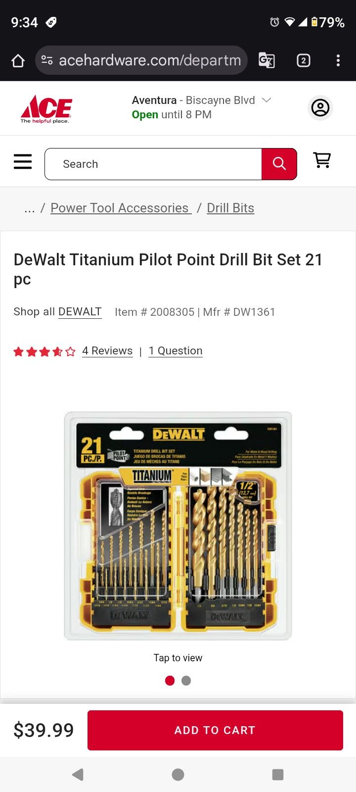 Drill Bit set