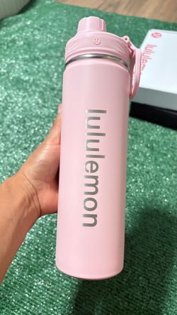 Lululemon Pink Insulated Water Bottle
