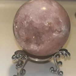 Pink Amethyst Sphere Druzy 352G!!