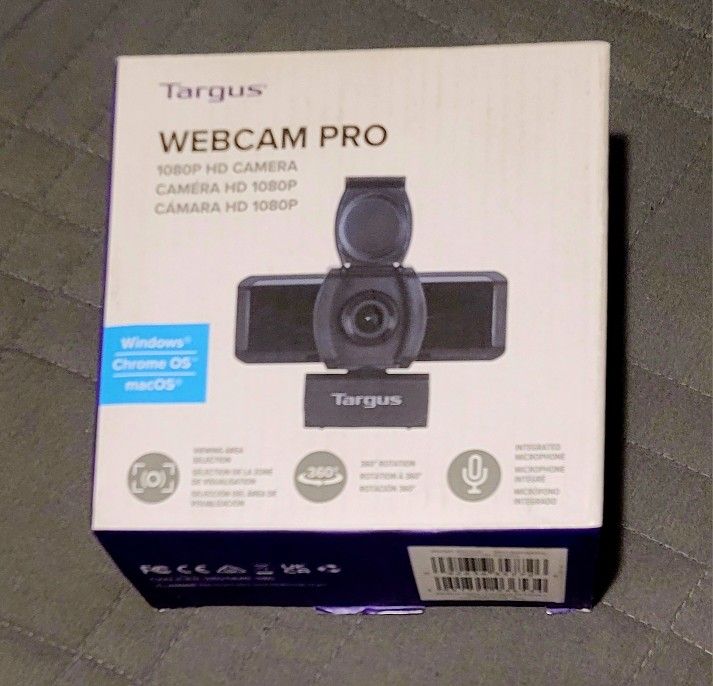 Targus Webcam Pro HD 1080p Great foe Nintendo Switch 2