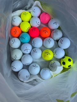 Used Callaway golf balls, 27 golf balls