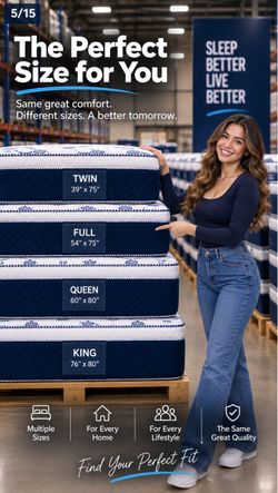 Brand New Ortho Supreme Mattresses – prices vary by size- Enjoy fast Free Delivery - Hablamos espanol