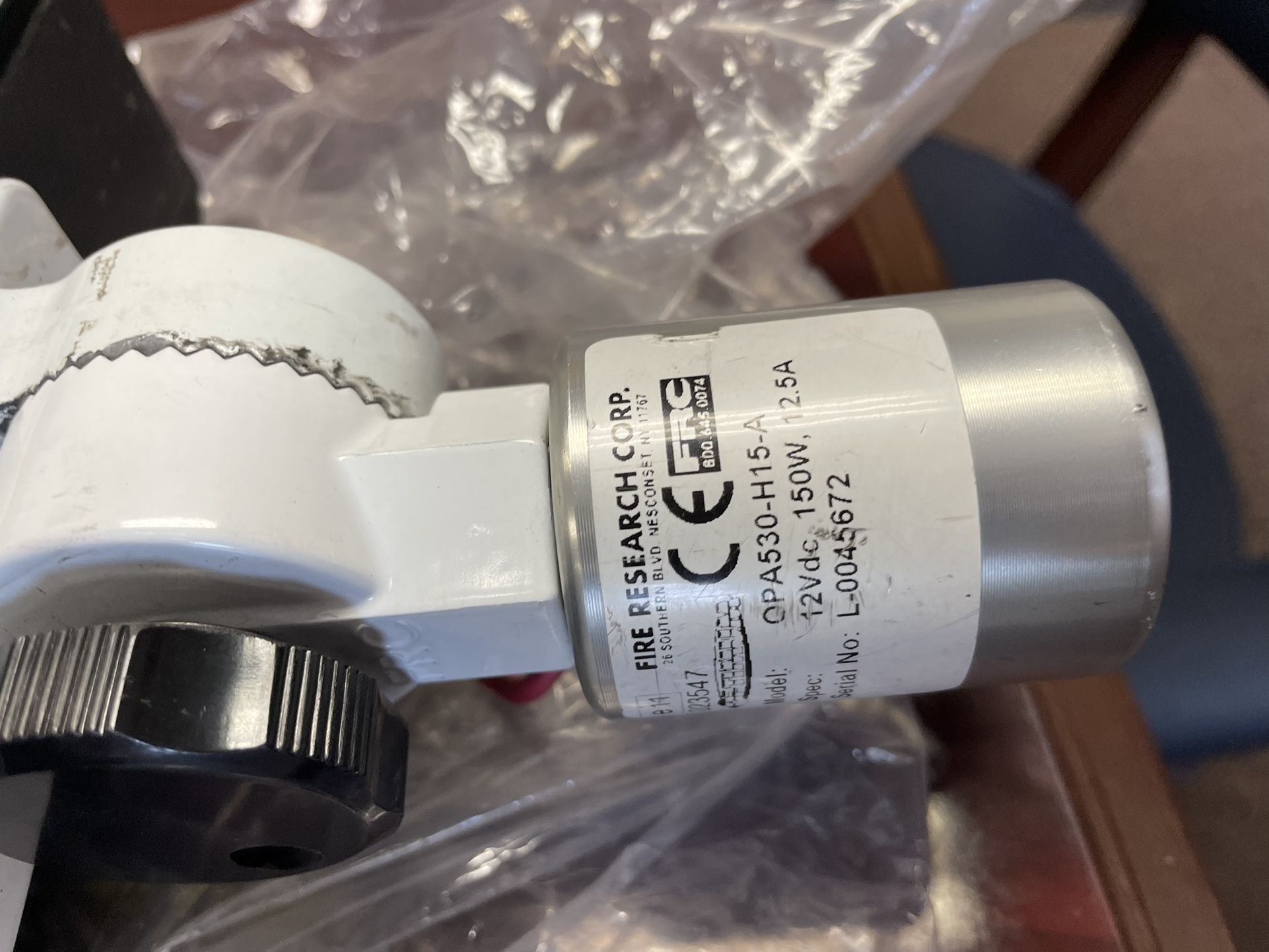 Fire Research Quartz Light - No Pole