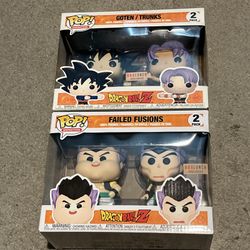 Funko Pop! Dragon Ball Z - Goten & Trunks 2 Pack & Failed Fusions 2 Pack 