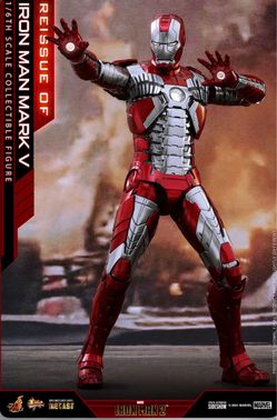 Hot Toys Iron Man Mark V 1/6 Scale Figure MMS400D18