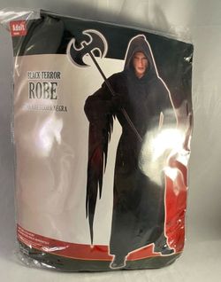 Black Terror Robe Adult Halloween Costume