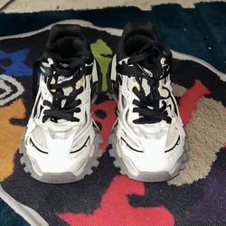 Balenciaga Track white trainers