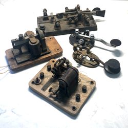 5 Vintage Telegraph Keys