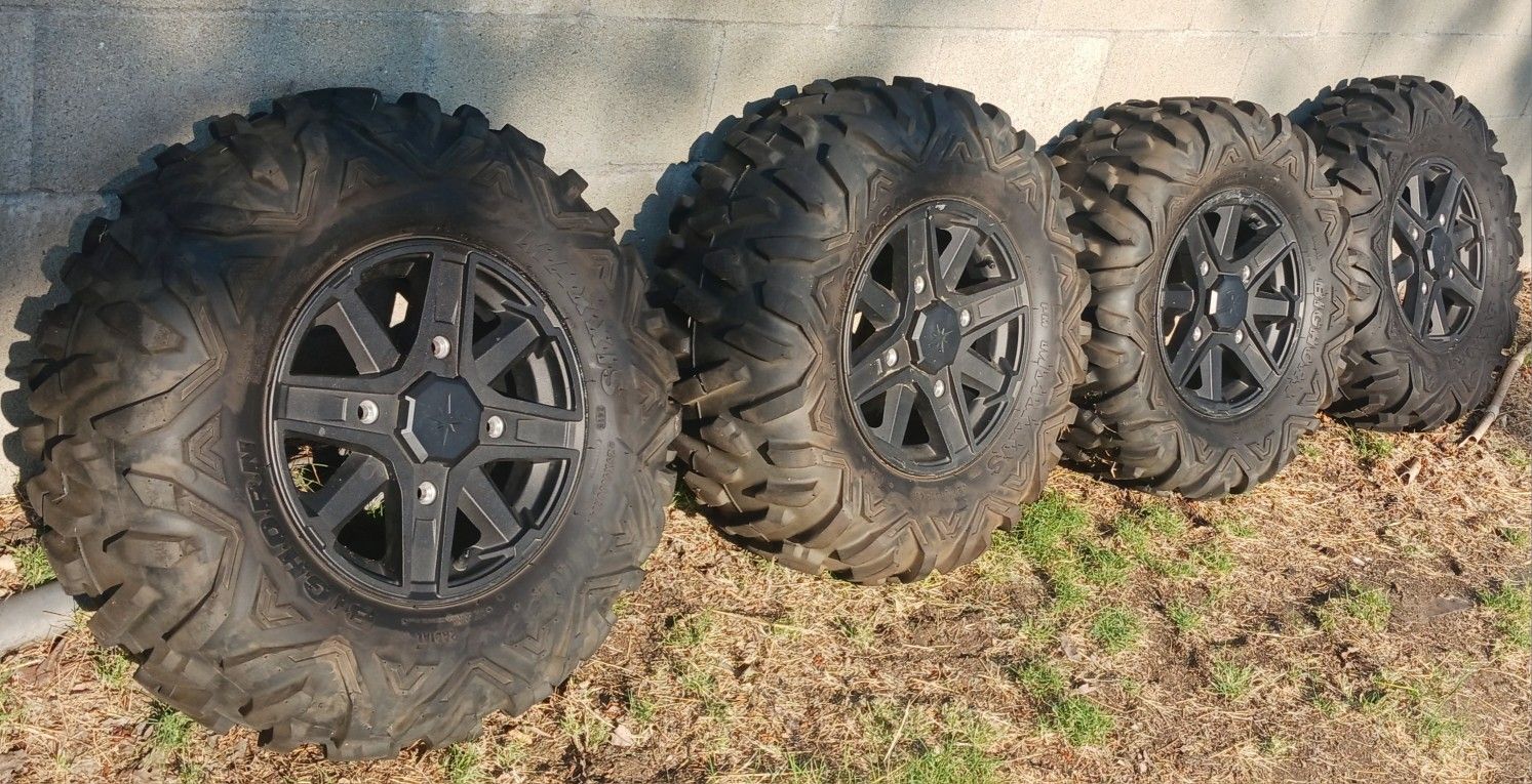 Maxxis 29" Bighorn All Terrain Tires (4) With 14" Premium Cast Alloy