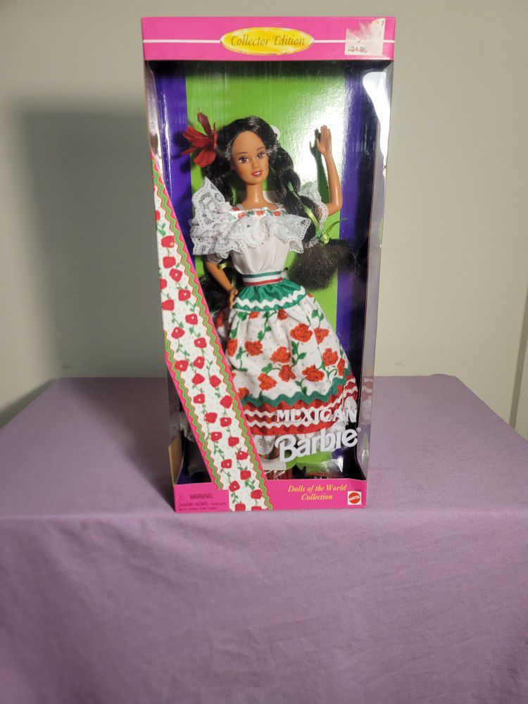 Mexican Barbie Doll From The Dolls of the World Collection