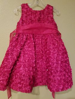 Girls rosette Easter dress size 3T