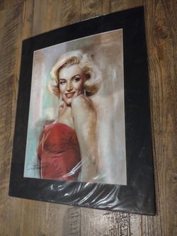 Marilyn Monroe Matted Portrait Print