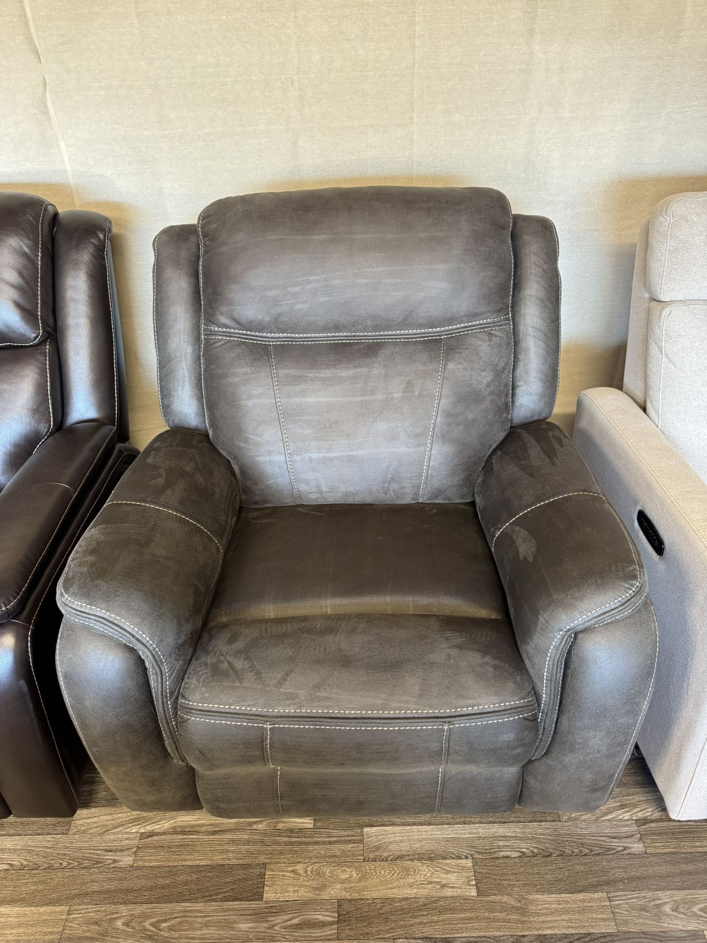 MicroFabric Power Glider Recliner