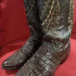 Dan Post Full Quill, Alligator Cowboy Boots