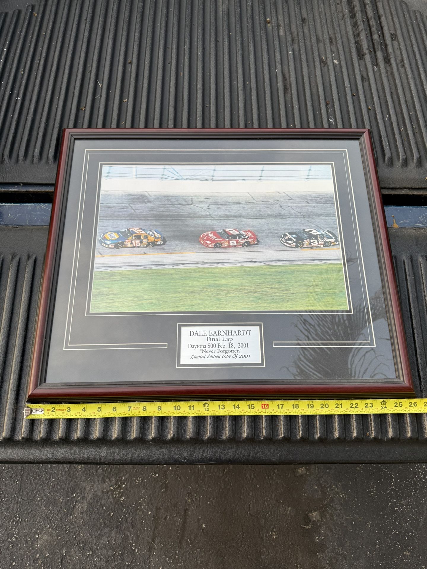 Dale Earnhardt Last Lap Framed Picture.