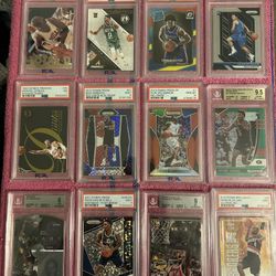 BASKETBALL CARD  LOT 33 SLABS 