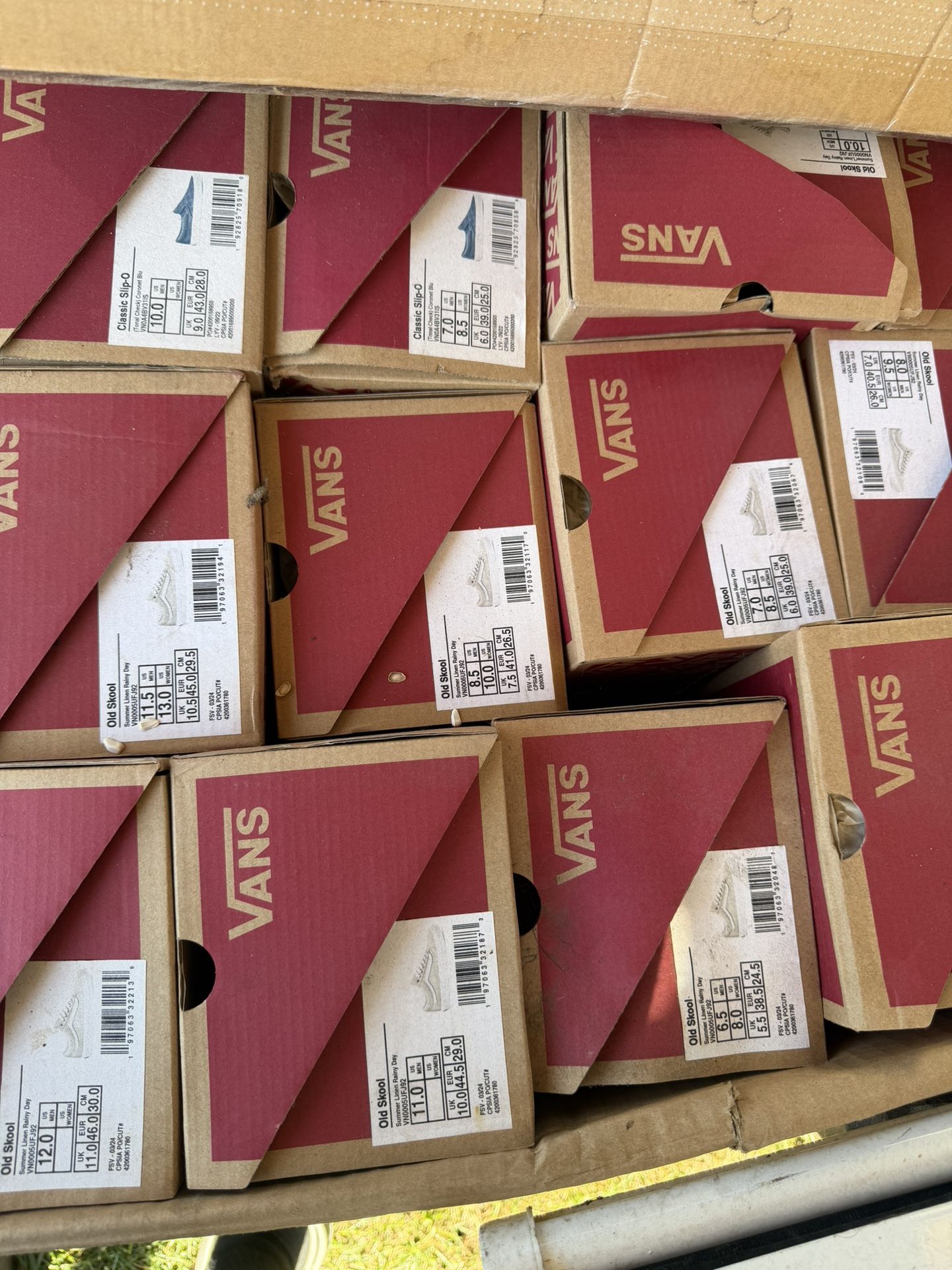 NEW Vans Shoes Various Size