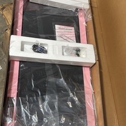 Walking Pad, 2.25HP Under Desk Treadmill with LED Display, Remote Control & 7-Layer Belt, Compact Portable Jogging Running Machine for Home Office Sma