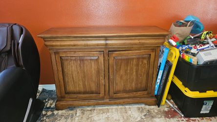 Solid Wood Accent Cabinet