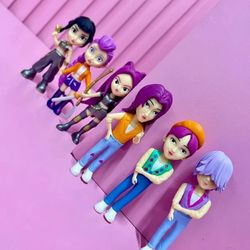 Set of 6 pcs) K-Pop Demon Hunter Saja Boys x Huntrx PVC Figures