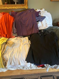 Polo type shirts.
