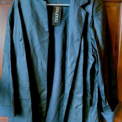 Woman’s Leather Boohoo Jacket Size 18 *New
