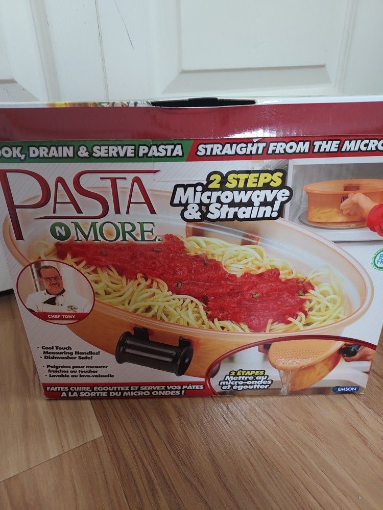 Pasta N More 5 in 1 Easy Microwave Pasta Cooker As Seen On TV NEW