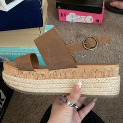 Beige Wedges