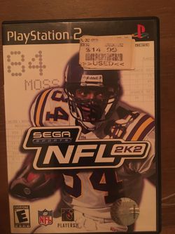 Sony ps2 nfl 2k2