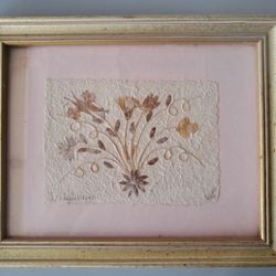 Pressed Wildflowers Art