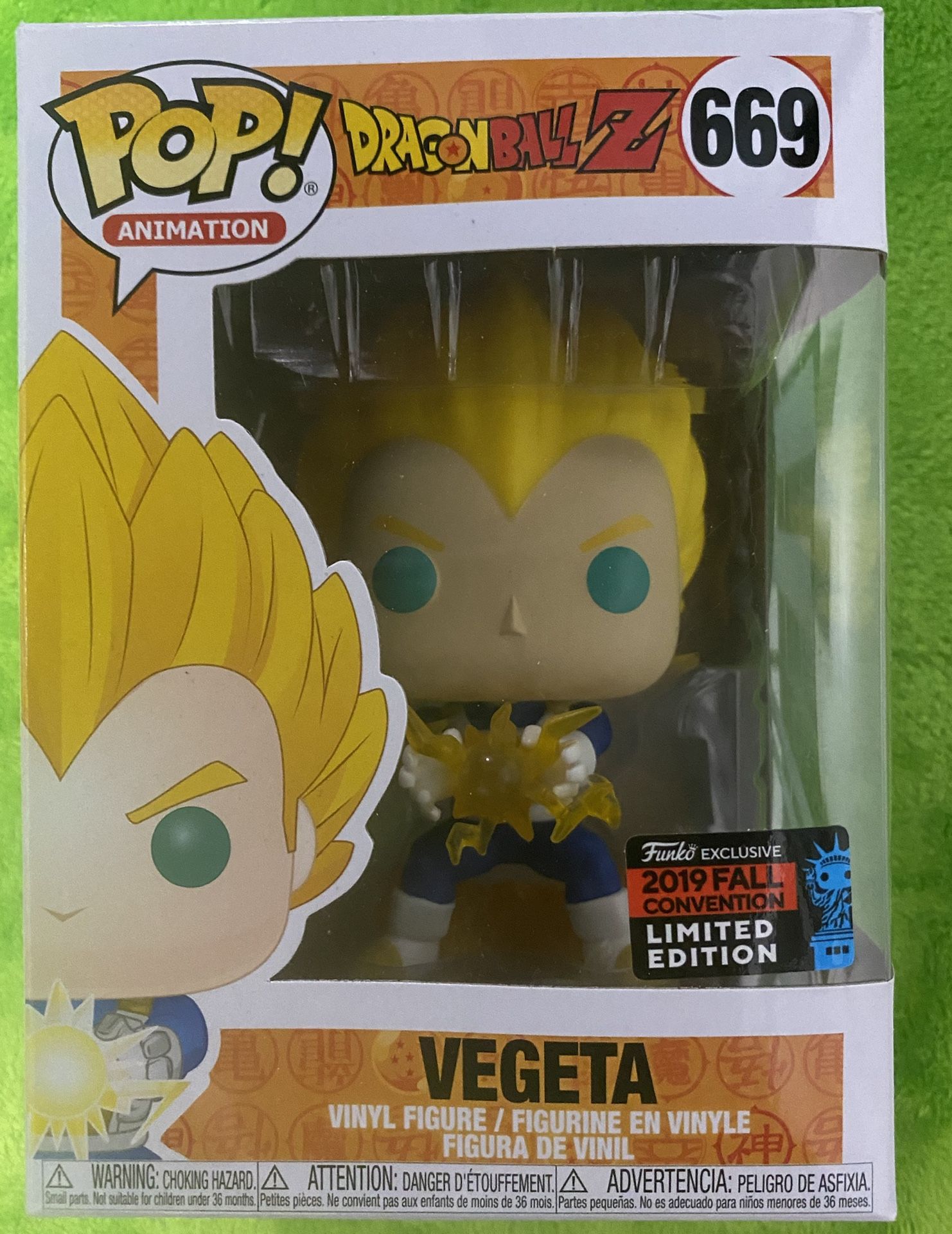 Funko Pop! Animation Dragonball Z - Vegeta #669 (2019 Fall Convention Limited Edition)