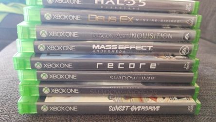 Assortment of Xbox one games