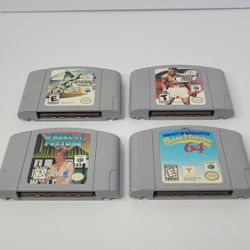 Nintendo 64 Game Lot Of 4 