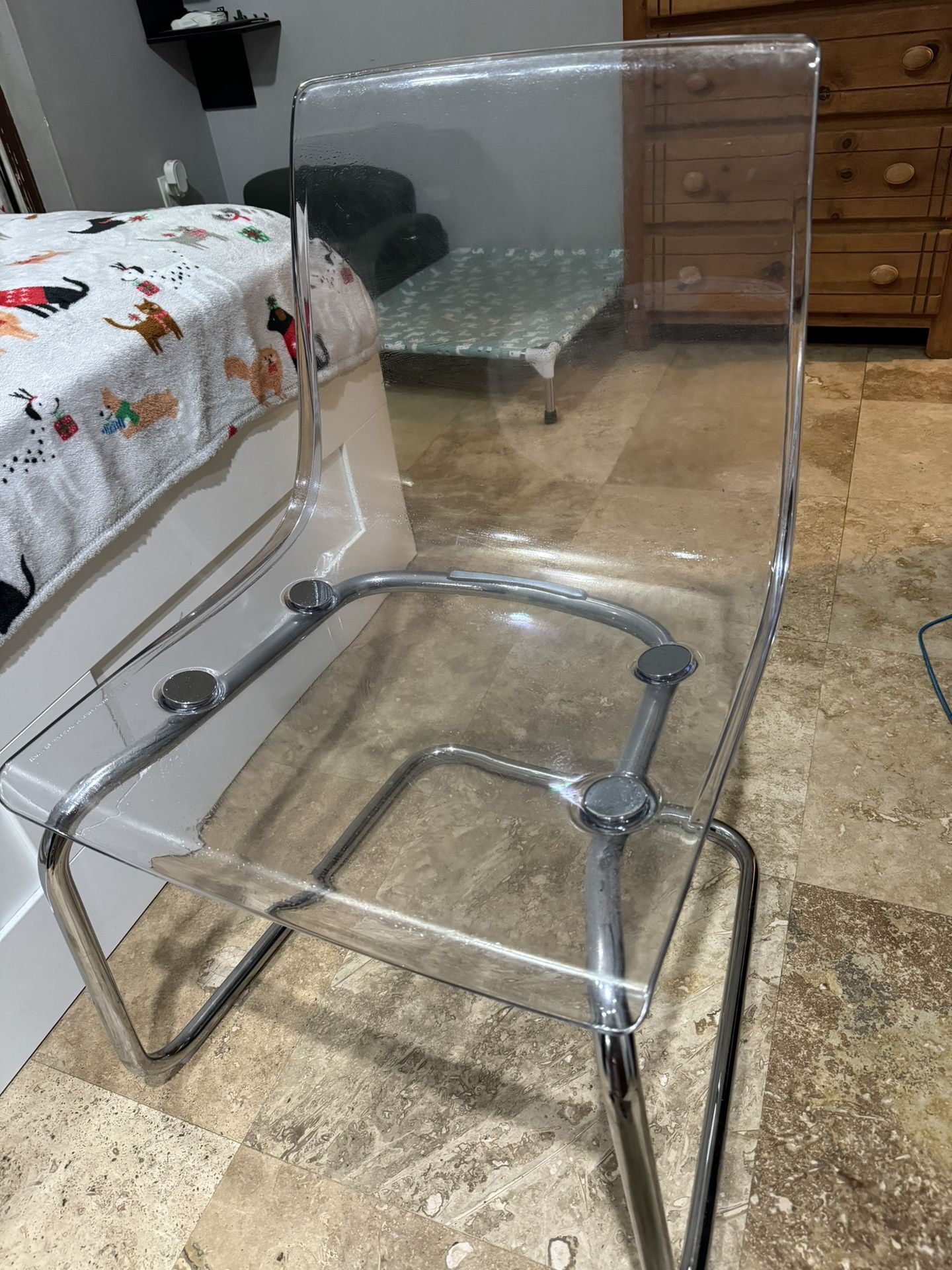 IKEA Clear Acrylic Chair 