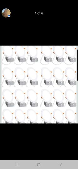 24 Pack LED Recessed Lights 6 Inch Daylight Canless Ceiling Downlights