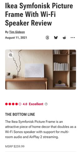 SONOS / IKEA Symfonisk Picture Frame Wi-Fi Speaker