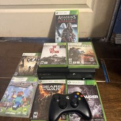Xbox 360 with games for trade obo