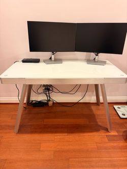Glass desk