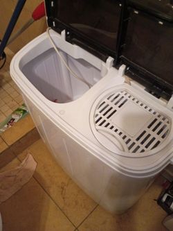 Portable washer microwave oven bathroom stuff